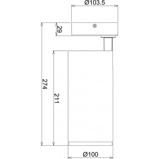 Griestu lampa LUCEA TILT CCT 30W