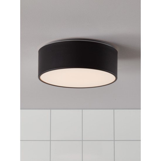 FACILE Plafond 28cm Black/White IP44