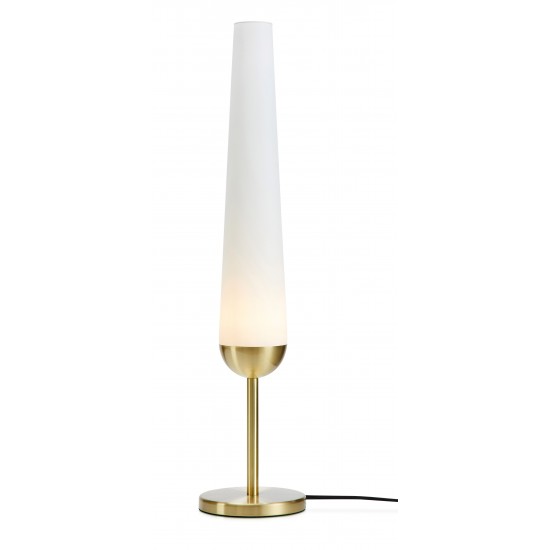 BERN Table 1L Brushed Brass/White