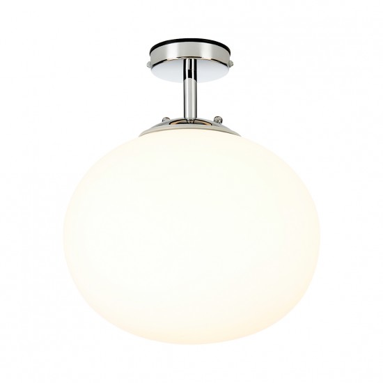 AMY Ceiling 1L Chrome/White IP44