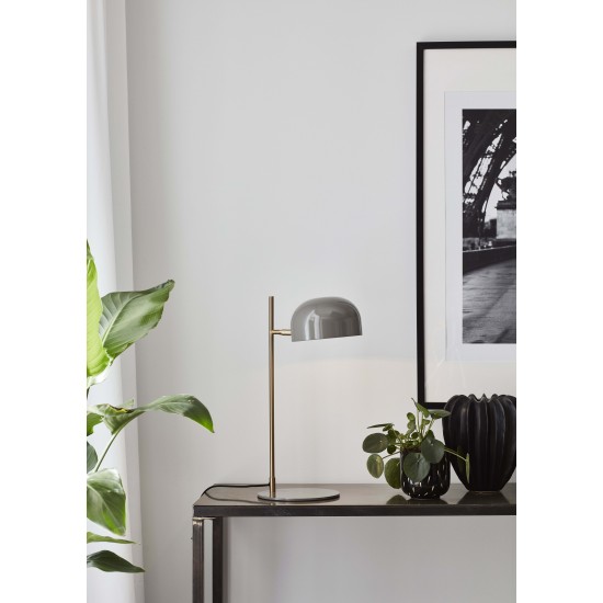 POSE Table 1L Grey/Brushed Brass